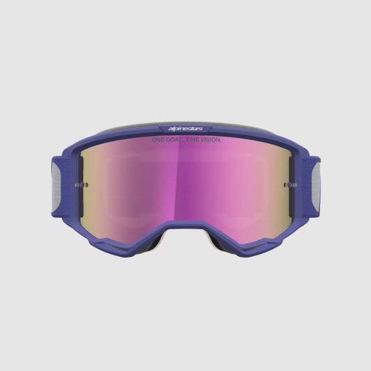 Maschera Alpinestars Vision 5 Drag – Lente Specchiata Rosa