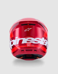 Casco Cross Alpinestars S-M7 Core Red Glossy