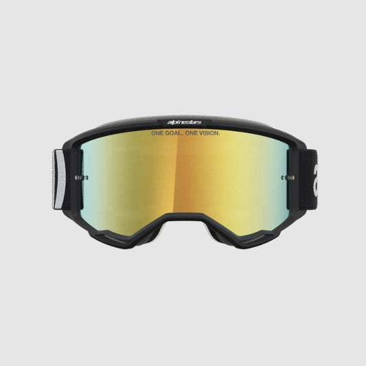 Maschera Alpinestars Vision 5 Hone – Lente Specchiata Oro
