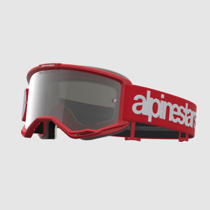 Maschera Alpinestars Vision 5 Hone – Lente Specchiata Argento