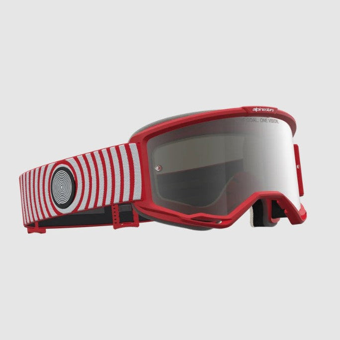 Maschera Alpinestars Vision 5 Hone – Lente Specchiata Argento