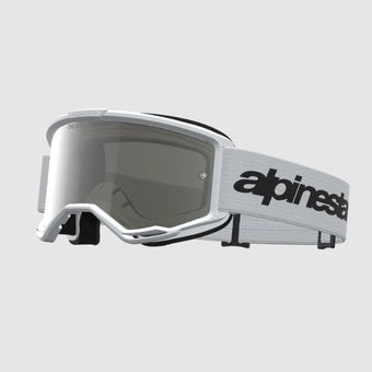 compare product Maschera Alpinestars Vision 3 Wrmk Bianco Lente Specchiata Argento