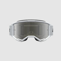 Maschera Alpinestars Vision 3 Wrmk Bianco Lente Specchiata Argento
