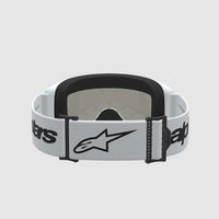 Maschera Alpinestars Vision 3 Wrmk Bianco Lente Specchiata Argento