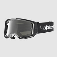 Maschera Alpinestars Vision 8 Amber Nero/Argento – Lente Specchiata Argento