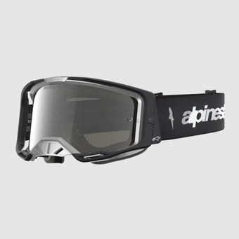 compare product Maschera Alpinestars Vision 8 Amber Nero/Argento – Lente Specchiata Argento