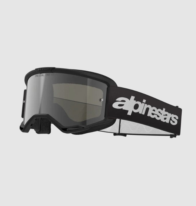 Maschera Alpinestars Vision 3 Wrmk Nero Lente Specchiata Argento