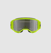 Maschera Alpinestars Vision 3 Wordmark Giallo Lente Specchiata Argento