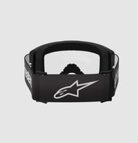 Maschera Alpinestars Vision 3 Wordmark Nero Lente Trasparente