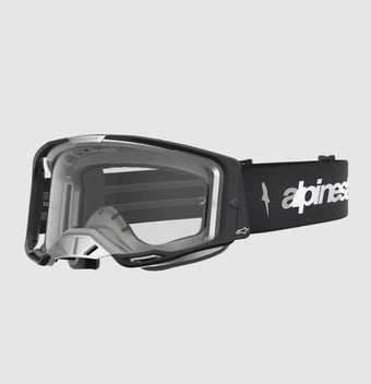 compare product Maschera Alpinestars Vision 8 Amber Nero/Argento – Lente Trasparente