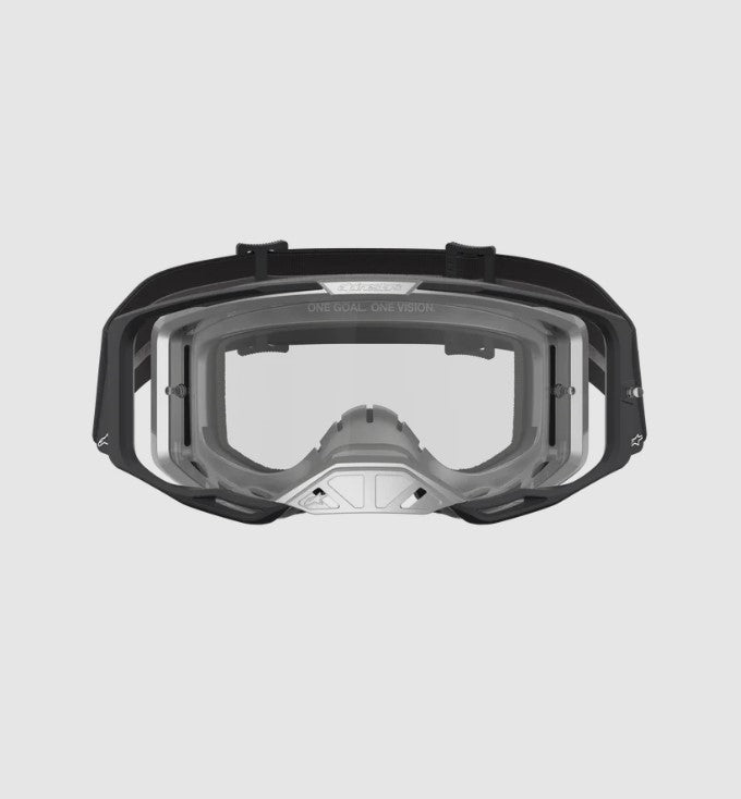 Maschera Alpinestars Vision 8 Amber Nero/Argento – Lente Trasparente