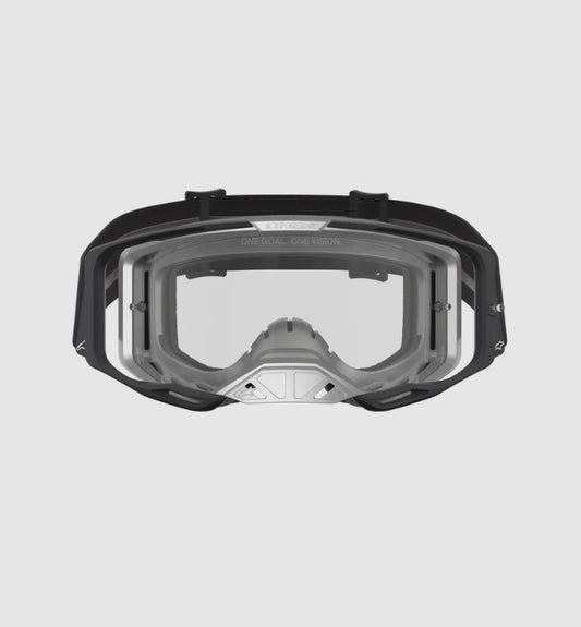 Maschera Alpinestars Vision 8 Amber Nero/Argento – Lente Trasparente