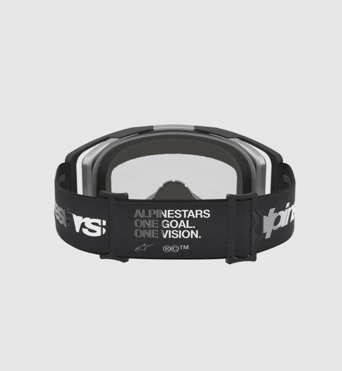 Maschera Alpinestars Vision 8 Amber Nero/Argento – Lente Trasparente