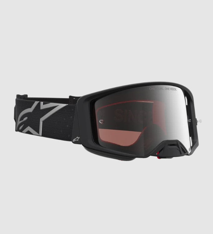 Maschera Alpinestars Supertech Vesta Nero/Argento – Lente Specchiata Argento