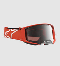 Maschera Alpinestars Supertech Vesta Arancio/Argento – Lente Specchiata Argento