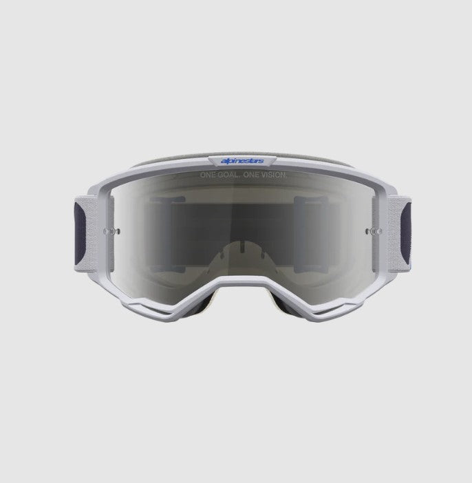 Maschera Alpinestars Vision 5 Drag – Lente Specchiata Argento