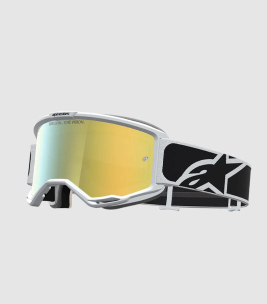 Maschera Alpinestars Vision 5 Rora – Lente Specchiata Oro
