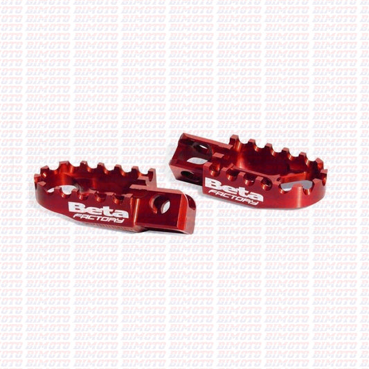 Pedane Poggiapiedi Ergal Anodizzate Beta RR 50 2T (2012-2025) - RR 125 4T LC (2021-2025) - Alp 4.0 / X (2024-2025)