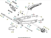 Bullone Registro Catena 7.40 Beta RR 50 2T (2012-2026) - RR 125 4T LC (2013-2026) OEM 1150760000