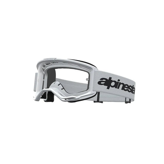 Maschera Alpinestars Vision 3 Wrmk Bianco Lente Trasparente