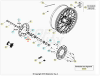 Anello d'arresto D.47X1,75 Beta RR 125/200/250/300 2T 2013-2023 RR 350/390/400/430/450/480/498 4T 2013-2023