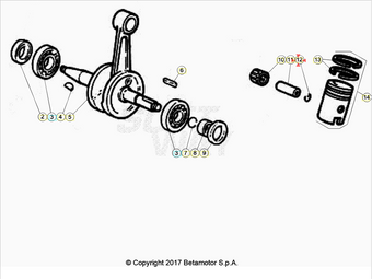 compare product ANELLO DI FERMO SPINOTTO BETA RR 50 2005-2021