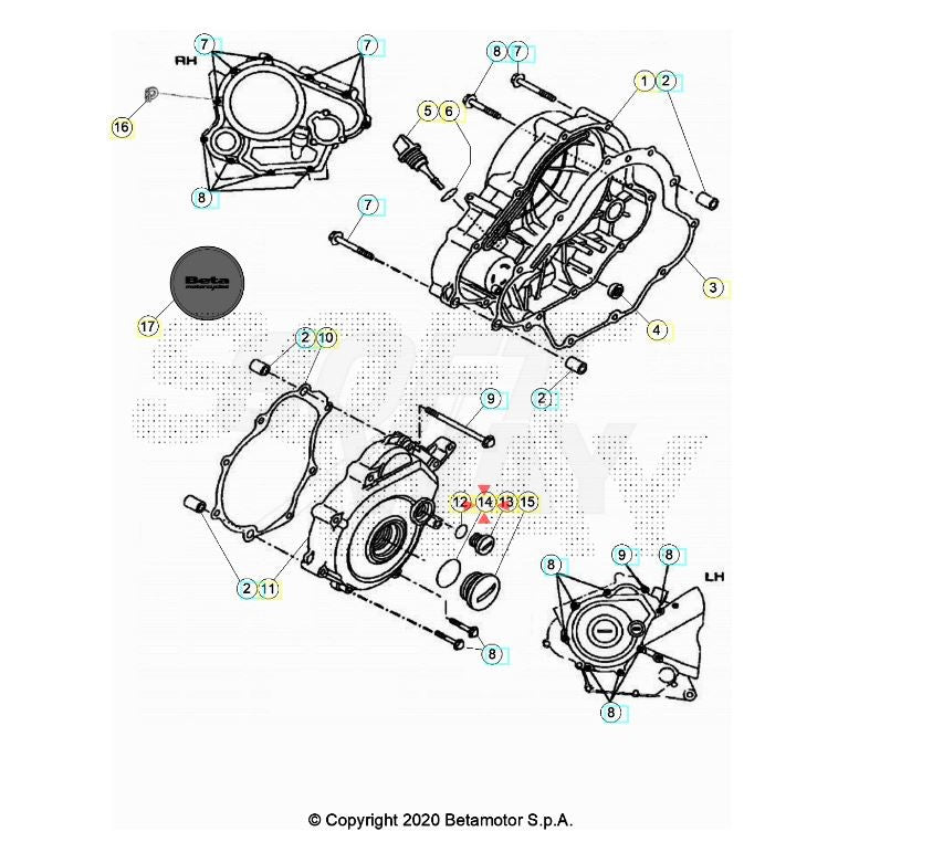 ANELLO DI TENUTA D.31,5X2,4 BETA RR 125 4T LC 2013/2020