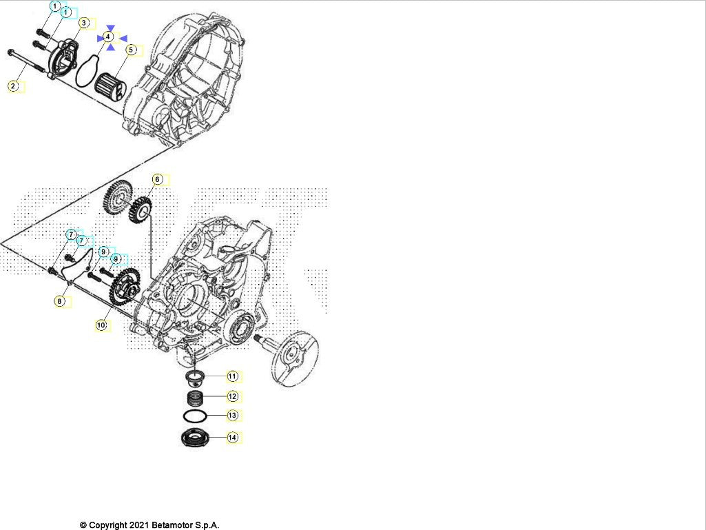 ANELLO DI TENUTA OR 53,6X2,4 BETA RR 125 4T LC 2021/2025
