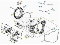 Anello Oring Tappo Carico Olio 16x3 RR 250 / 300 (2013-2017) - RR 4T (2010-2026) - RX 4T (2024-2026) OEM 1066340000