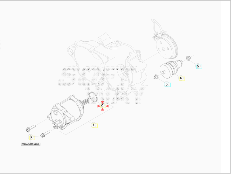 Anello OR 25,00X3,00 Beta RR 350/390/400/430/450/480/498/520/525 4T 2005-2024 RR 200/250/300 2T 2013-2024 Xtrainer
