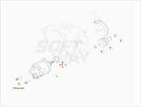 Anello OR 25,00X3,00 Beta RR 350/390/400/430/450/480/498/520/525 4T 2005-2024 RR 200/250/300 2T 2013-2024 Xtrainer