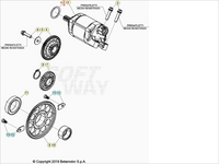 Anello OR 25,00X3,00 Beta RR 350/390/400/430/450/480/498/520/525 4T 2005-2024 RR 200/250/300 2T 2013-2024 Xtrainer