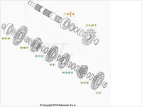Anello Paraolio Pignone 32X45X7 Beta RR 2T-4T (2005-2026) - Xtrainer (2015-2026) - RX 2T-4T (2023-2026) OEM 1066020000