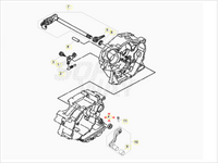 Anello paraolio leva comando cambio Beta RR/RE 125 4T AC 2009-2016