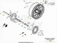Anello Parapolvere 35.47.7 Beta RR 2T-4T (2005-2026) - Xtrainer (2015-2026) - Alp 4.0-X (2024-2025) RX 2T-4T (2023-2026) OEM 1066000000