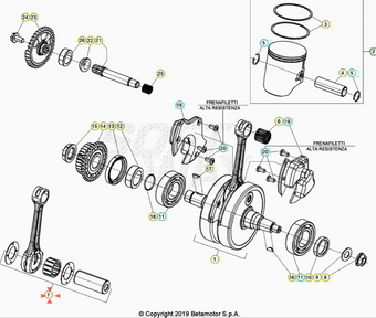compare product Biella completa Beta RR 250-300 2T 2018/2021 Xtrainer 2018/2021