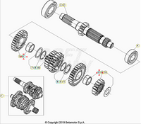 BOCCOLA A RULLI K 22.26.13 TN(APERTA) Beta RR 2T-4T 2010/2022 Xtrainer 2015/2022