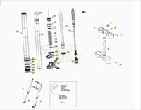 Boccola D.52/48 L15 forcella Sachs 48 Ø Beta RR 250-300 2T 2013/2014 RR 350-400-450-498 4T 2012/2014