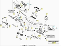 Bullone Forato M10X1,25 Tubo Freno Beta RR/RX 2T-4T (2005-2027) - Xtrainer (2015-2026) - Alp 4.0 (2024-2025) OEM 1165053000