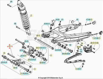 compare product Bullone leverismi M12x96 Beta RR 2T 2013/2023 RR 4T 2005/2023 Xtrainer 2015/2022