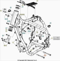 Bullone Speciale Fissaggio Motore Beta RR 2T-4T (2005-2026) - Xtrainer (2015-2016) - RX 2T-4T (2023-2026) OEM 1164607000