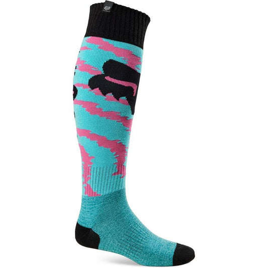 Calze cross 180 Nuklr Turchese Rosa FOX