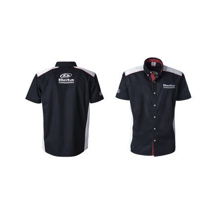 Short Sleeve Shirt Paddock Beta Blue-White-Red