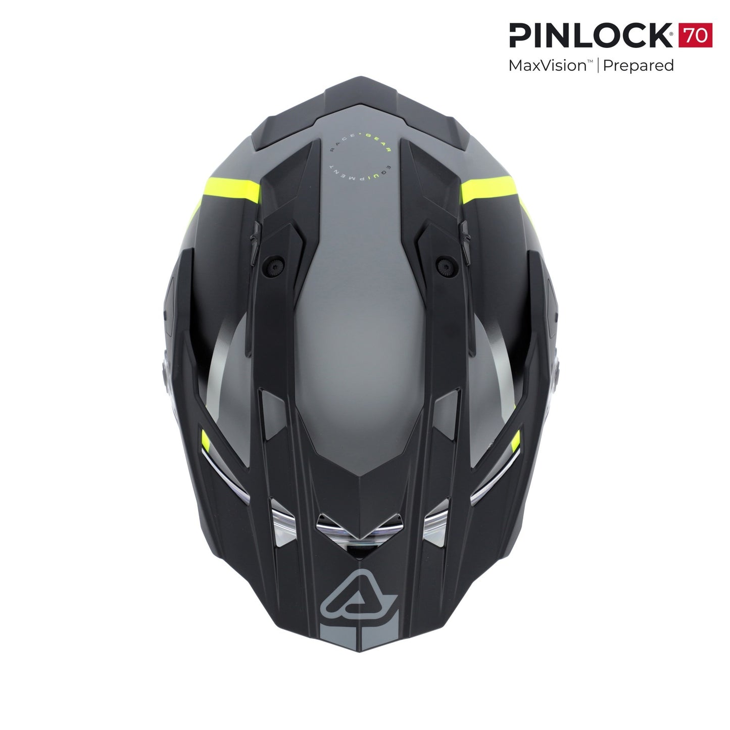 CASCO ADVENTURE ATTACK NERO/GRIGIO/GIALLO ACERBIS