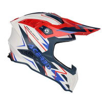 CASCO AIRSTRIKE-X BIANCO/BLU/ROSSO ACERBIS