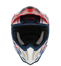 HELMET AIRSTRIKE-X WHITE/BLUE/RED ACERBIS
