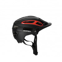 Casco bici-MTB Doublep Acerbis nero/rosso