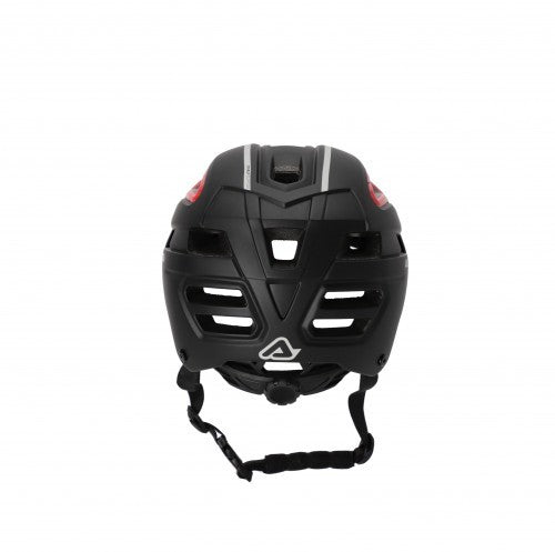 Casco bici-MTB Doublep Acerbis nero/rosso
