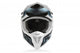 Casco cross Acerbis Linear Bianco/Azzurro