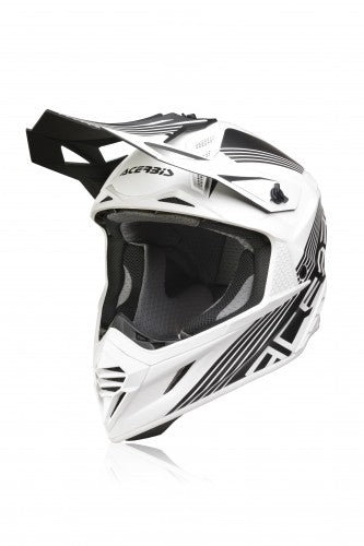 compare product Casco cross Acerbis X-Track bianco/nero opaco